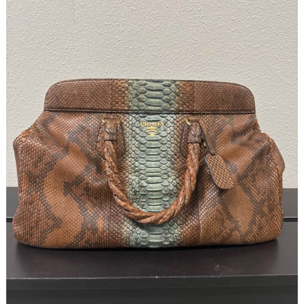 Prada Python Frame Bag - image 1